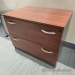 Mahogany 2 Drawer Lateral File Cabinet, Locking